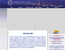 Tablet Screenshot of detroitunity.com